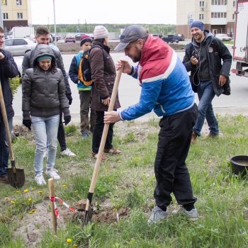 Высадка деревьев 21 мая в рамках проекта «Целлюлоза»